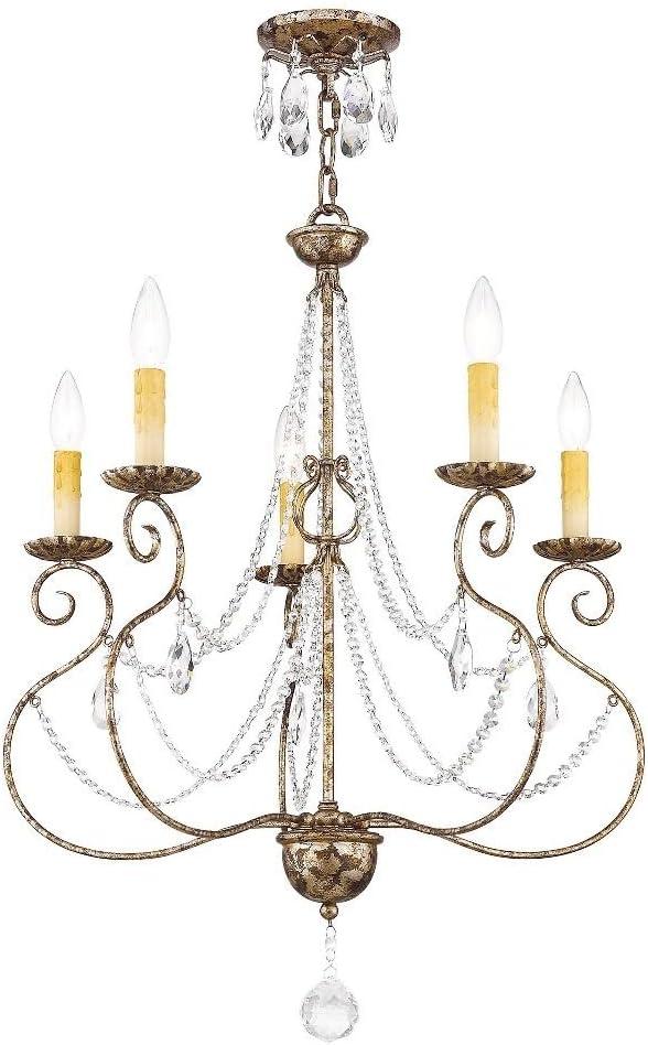 Livex Lighting - Isabella - 5 Light Chandelier in French Country Style - 24
