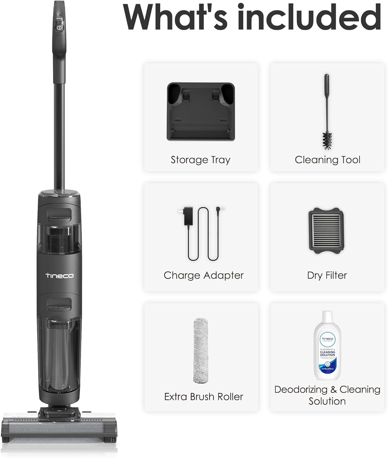 Black Cordless Upright Stick Vacuum with Dry Filter