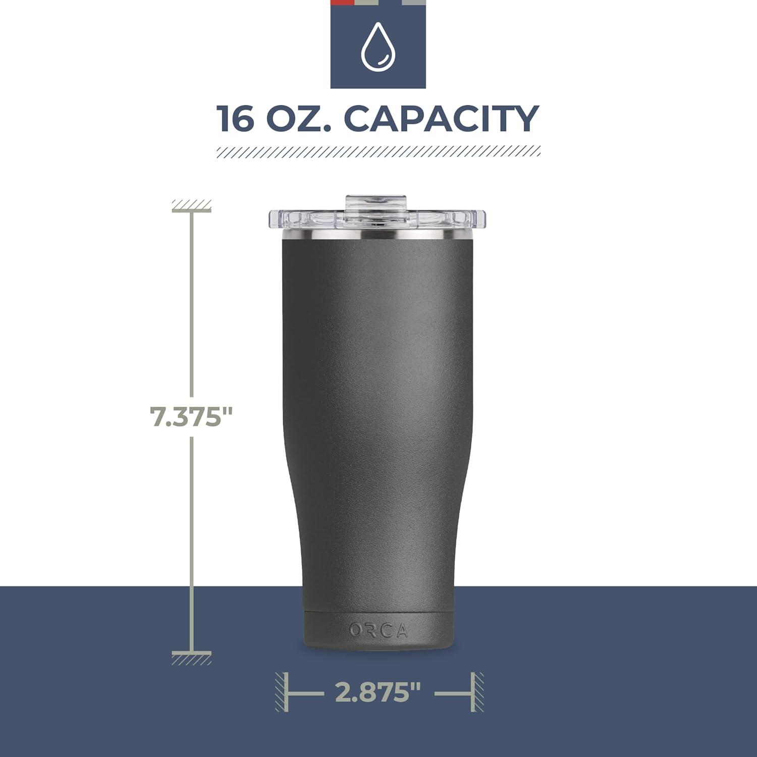 Seafoam Stainless Steel 16 Ounce Travel Tumbler