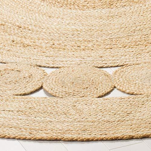 Natural Fiber NF364 Hand Woven Area Rug - Natural - 8' round - Safavieh.