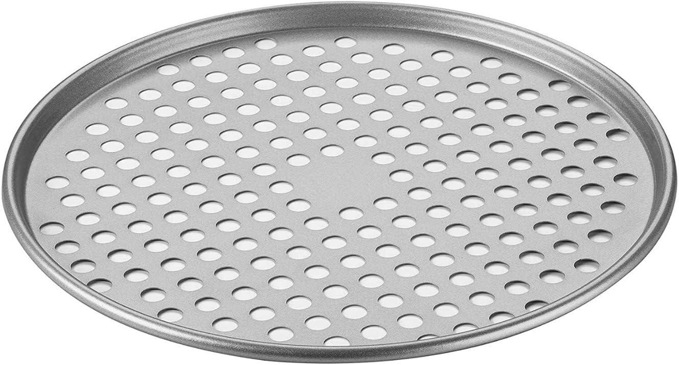 11" Silver Nonstick Round Toaster Oven Pizza Pan