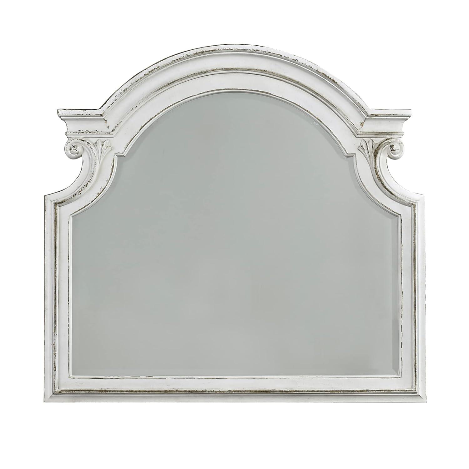 Liberty Furniture Industries Magnolia Manor Mirror, W46 x D2 x H43, White