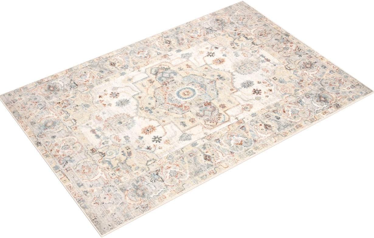 Loloi II Odette Ivory / Multi 2'-3" x 3'-10" Accent Rug