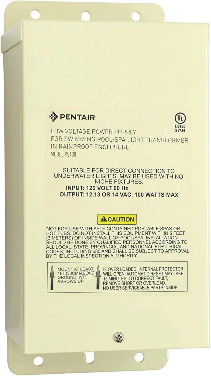 Pentair 100W Beige Corded Electric Pool Light Transformer