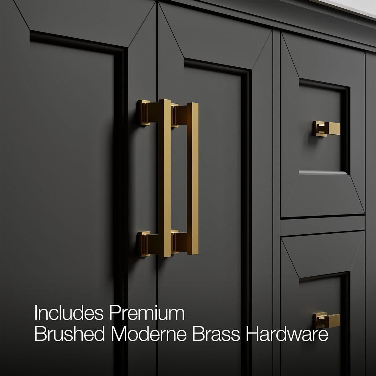 Charlemont 48 In. Bathroom Vanity Cabinet With Sink And Quartz Top