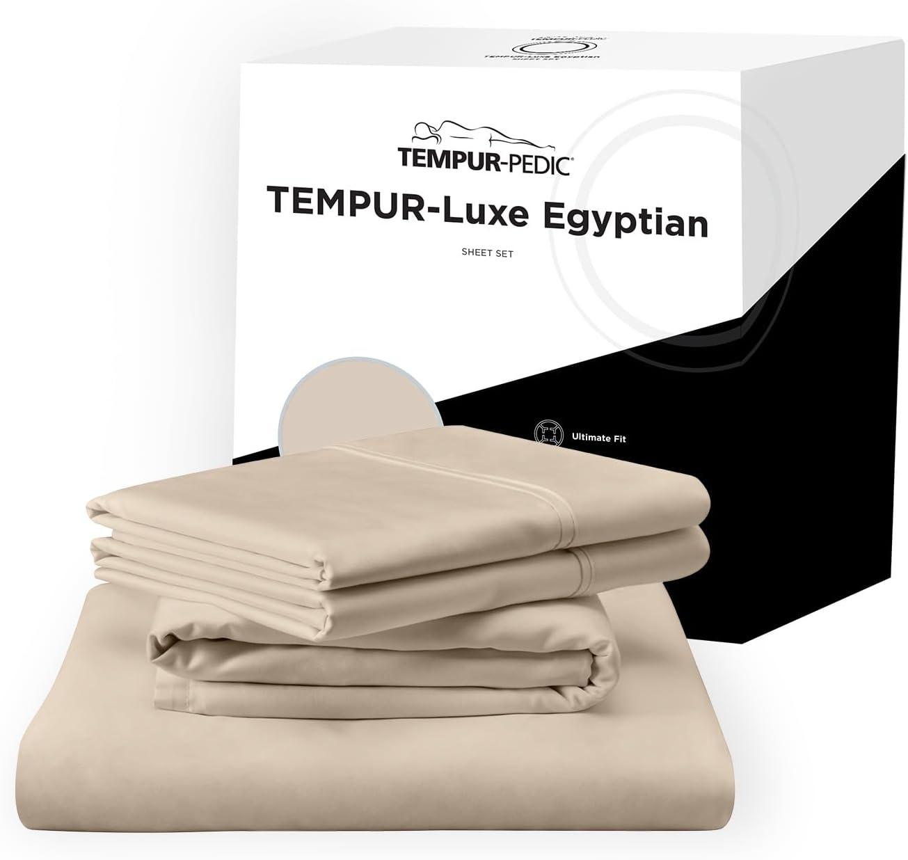 Tempur-Pedic Tempur Luxe Egyptian Cotton Sheet Set Sandstone - Adult, King