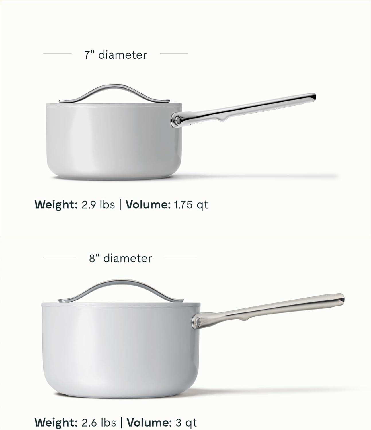 Caraway Grey 1.75-Qt. Mini Saucepan