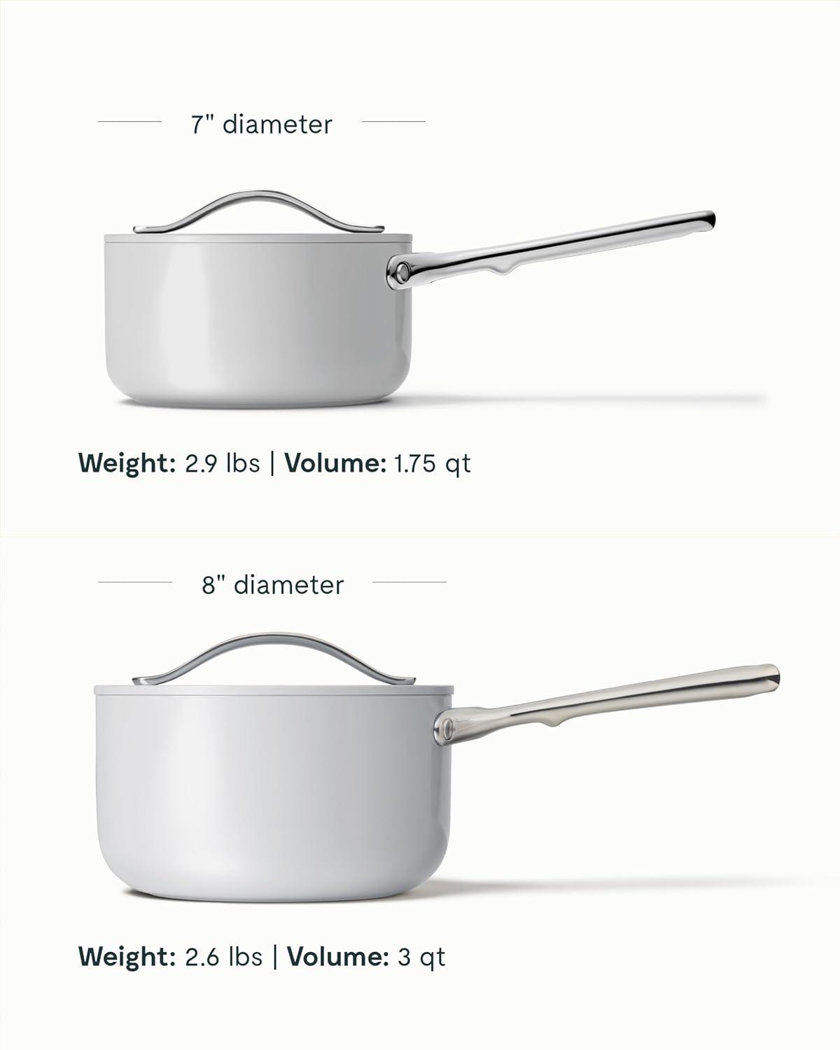 Caraway Grey 1.75-Qt. Mini Saucepan