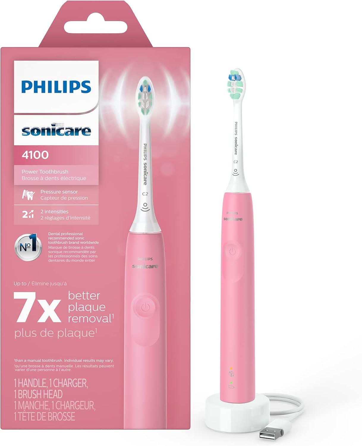 Philips Sonicare 4100 Deep Pink Rechargeable Electric Toothbrush