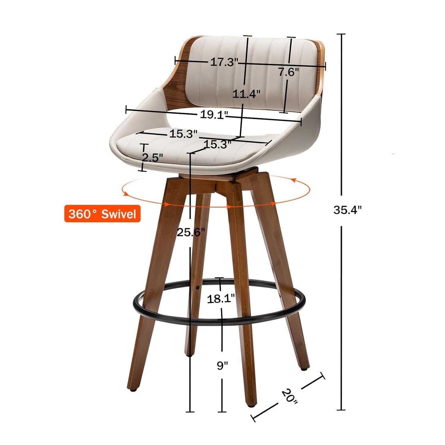 Jobani Swivel Counter Stool
