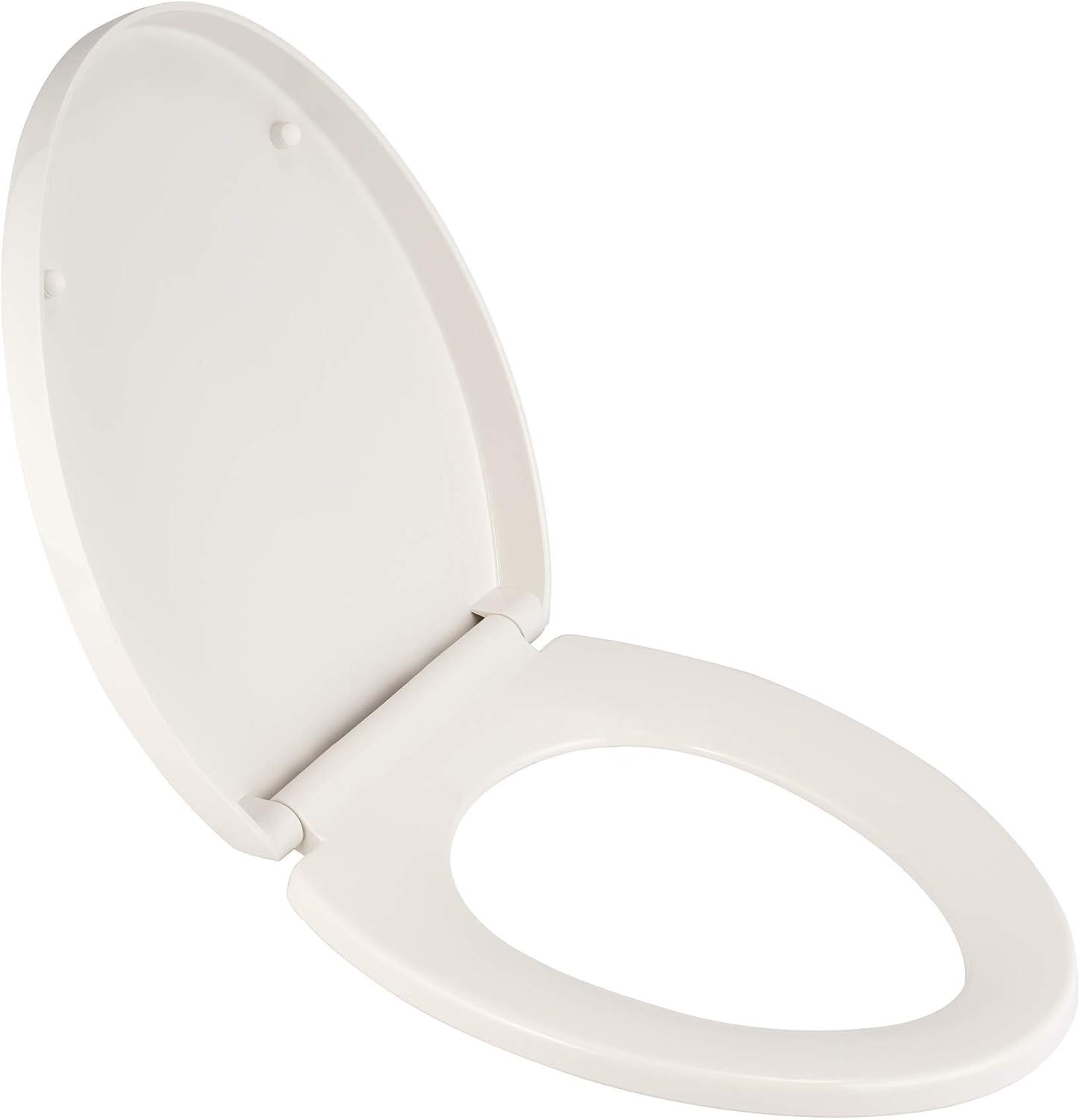 Telescoping Elongated Toilet Seat and Lid