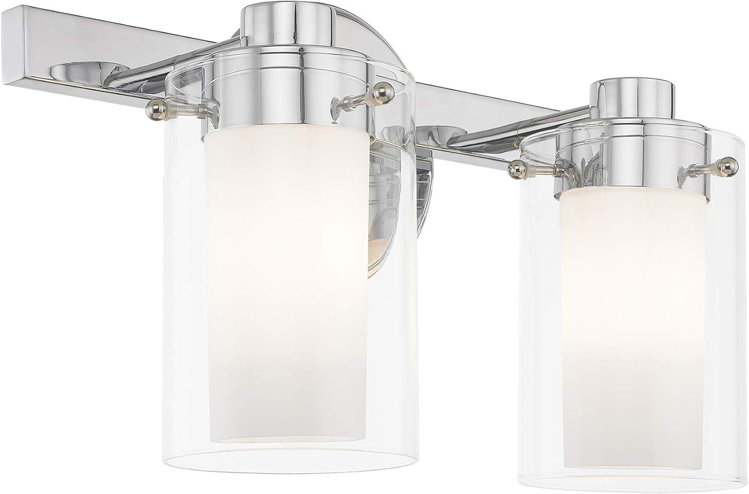 Livex Lighting Manhattan 2 - Light Vanity in  Polished Chrome