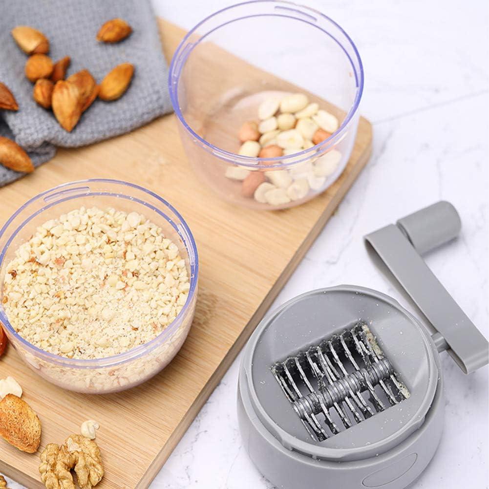 Apmemiss Clearance Food Chopper Nut Chopper Grinder Hand Crank for Nuts Walnut Pecans Portable MultiChopper Shredder for Making Toppings Manual Mini Food Shredder Nut Chopper Garlic Kitchen Tool