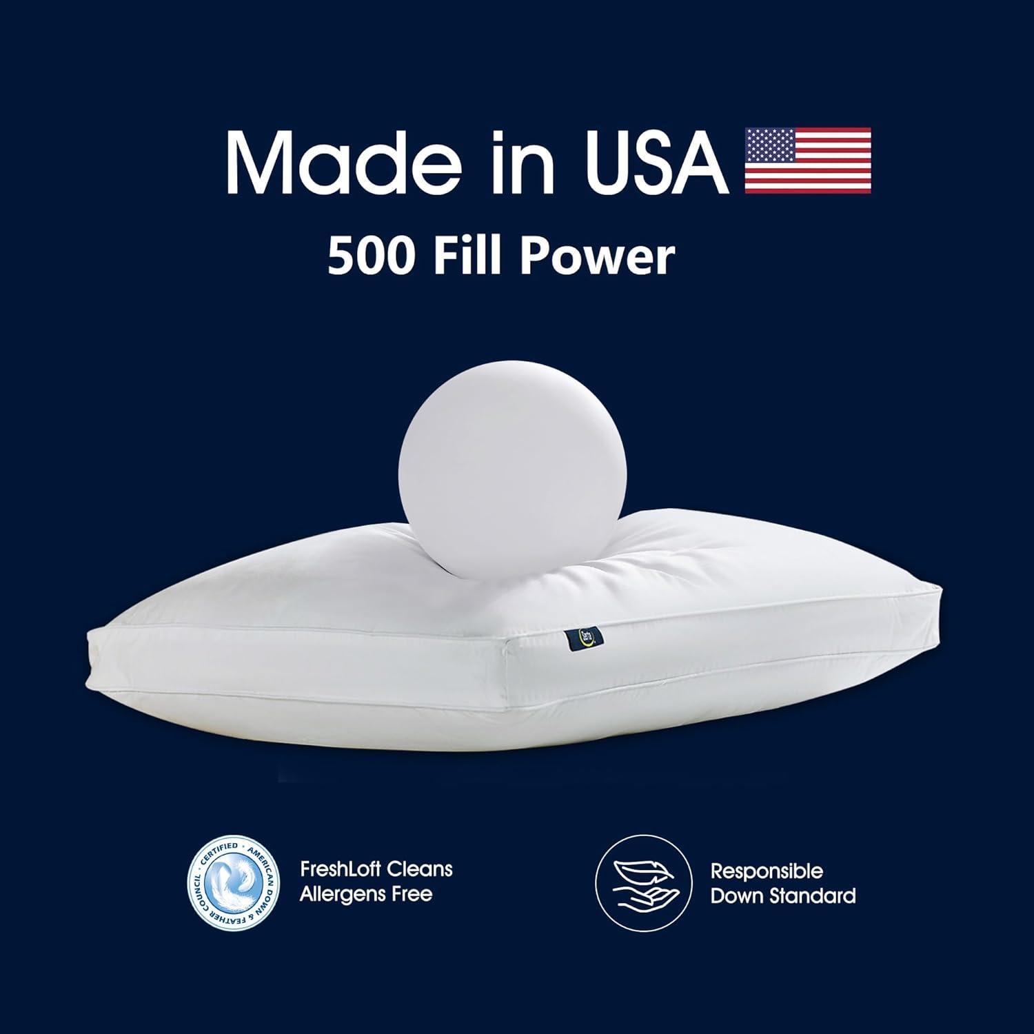 Serta Serta 300 Thread Medium Down Bed Pillow