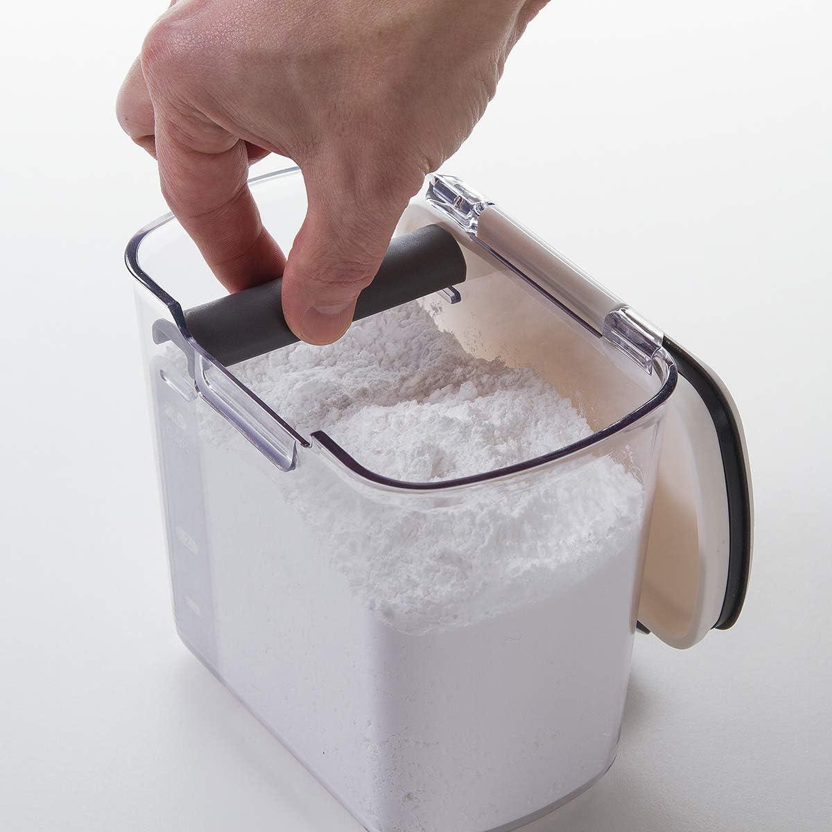 Prepworks 1.4qt Powdered Sugar ProKeeper: Airtight BPA-Free Powder Storage Container, Dishwasher-Safe, Includes Shaker