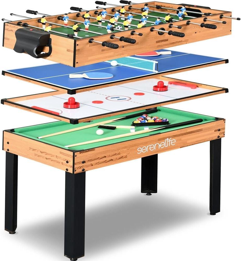 SereneLife SereneLife 4' Multi Game Pool Table