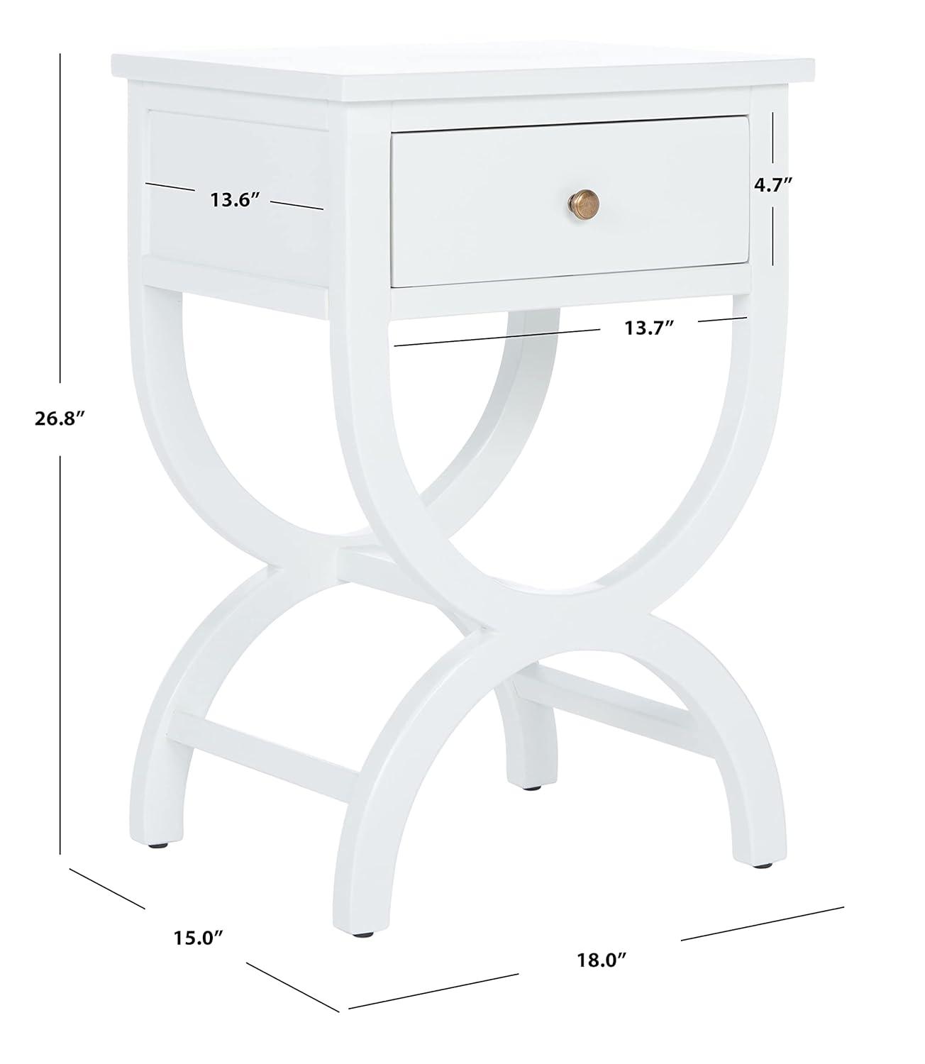Floris End Table With Storage