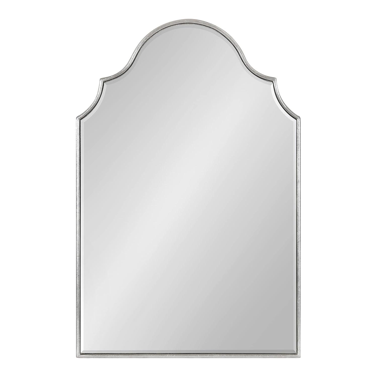 Kate and Laurel Leanna Framed Arch Wall Mirror, 20x30, Silver