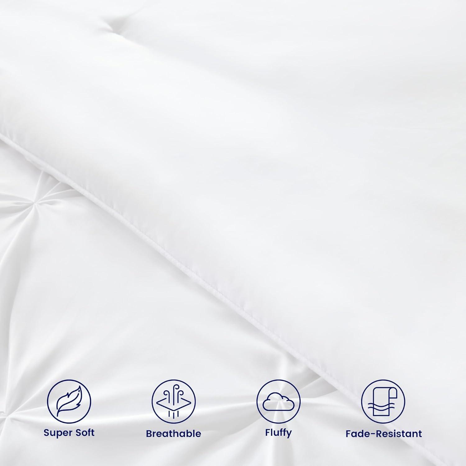 Bed-in-A-Bag Pleated Comforter Set with Bed Sheets