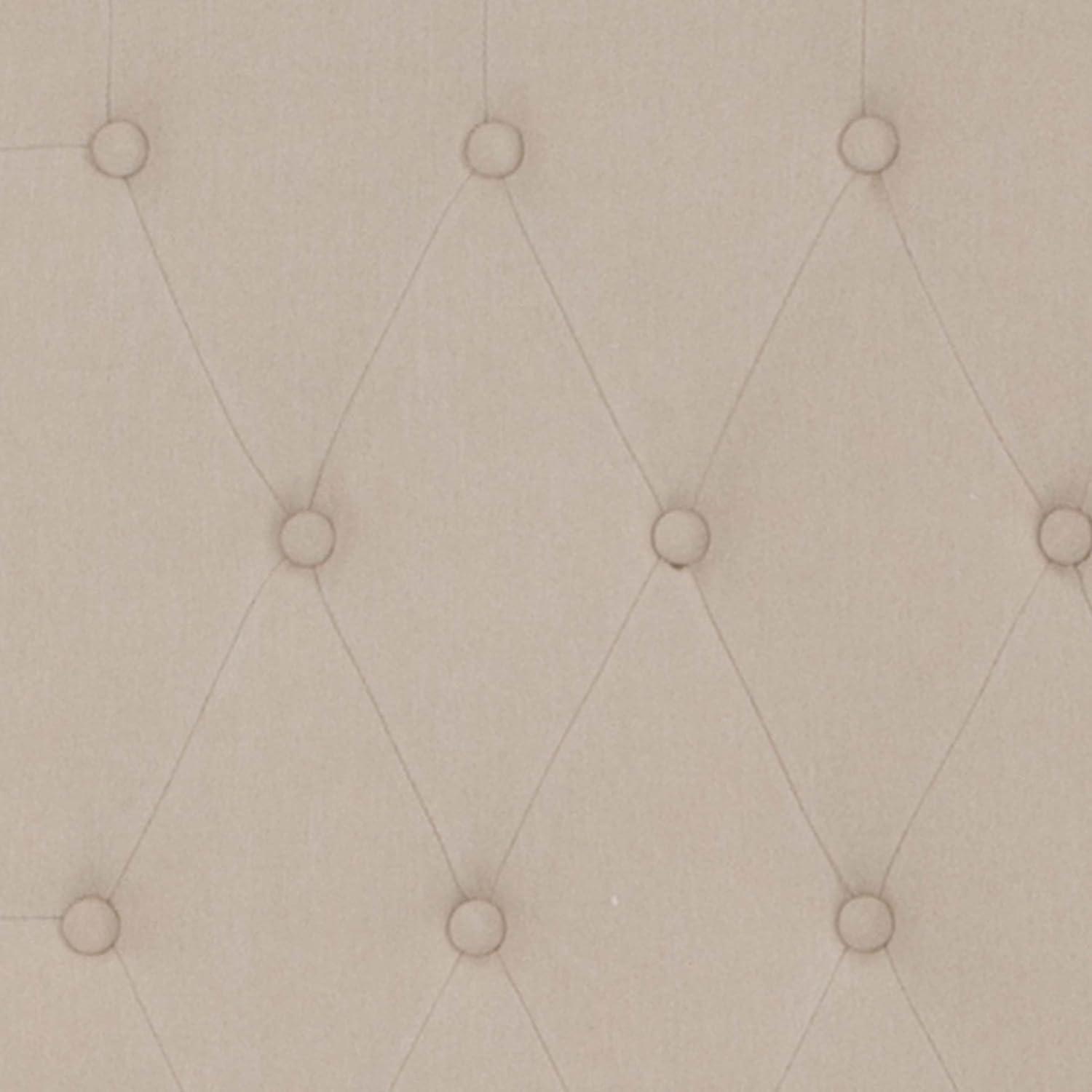 Flash Furniture Riverdale Full Size Tufted Upholstered Platform Bed in Black Fabric