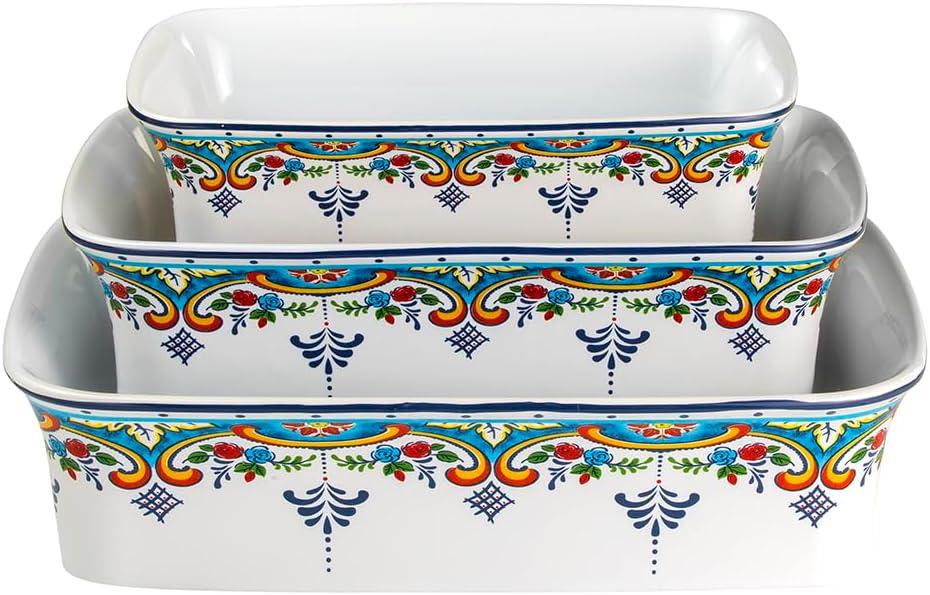 Zanzibar Stoneware Baking Dishes Set