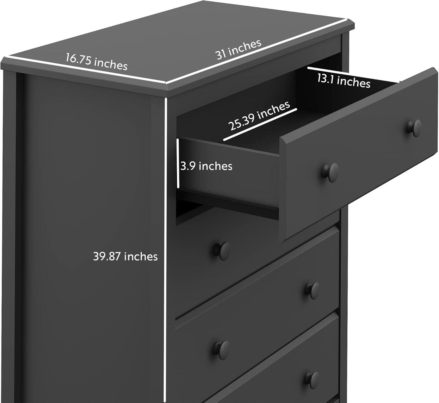 Storkcraft Alpine 4 Drawer Dresser with Interlocking Drawers