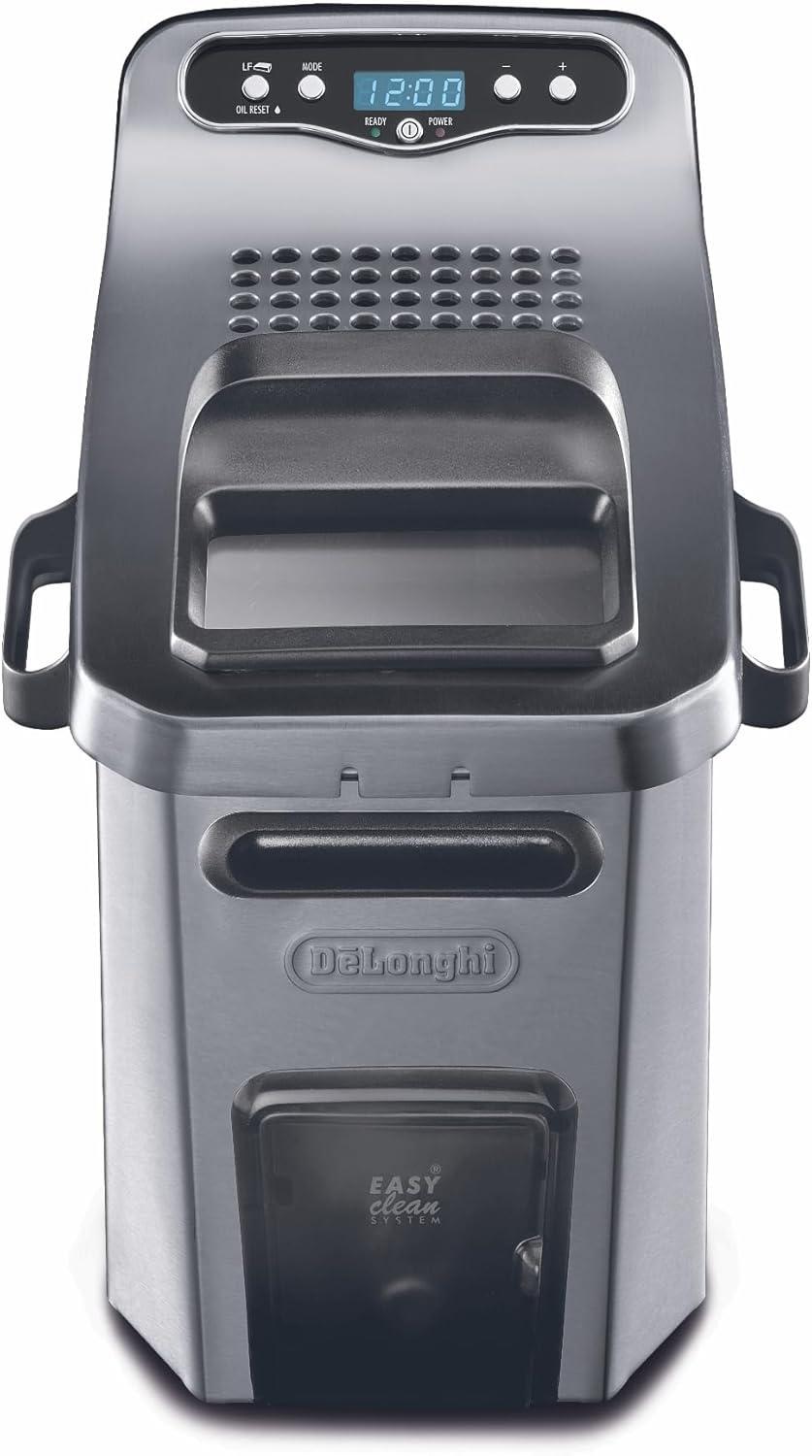 DeLonghi Stainless Steel Digital Deep Fryer with Easy Clean System