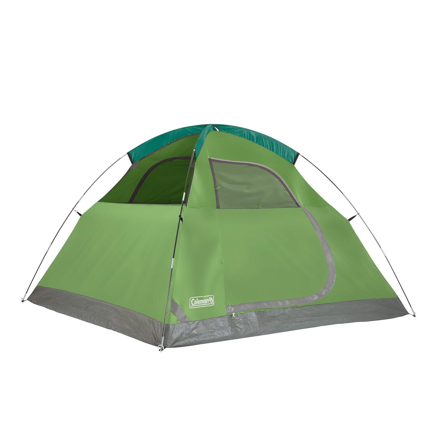 Coleman Sundome 4-Person Camping Family Tent - Green