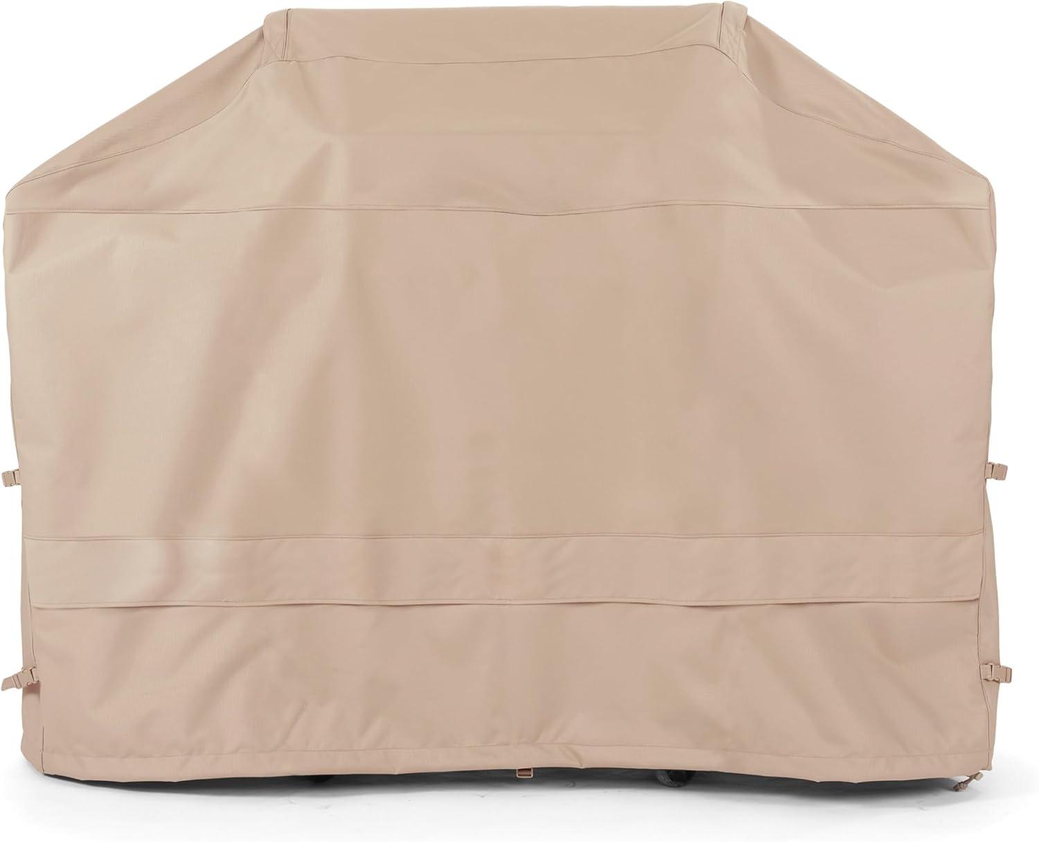 Covermates Grill Cover - Weather Resistant Outdoor Cover, Heavy Duty bbq Covers for Large Outdoor Kitchen, Ultima 600D Polyester, 92 Inch, Ripstop Tan