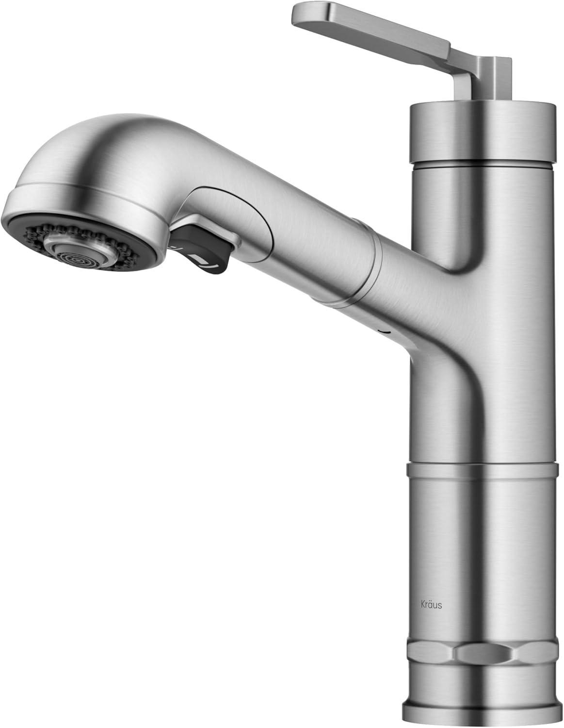 Allyn Pull-Out Single Handle Kitchen Faucet
