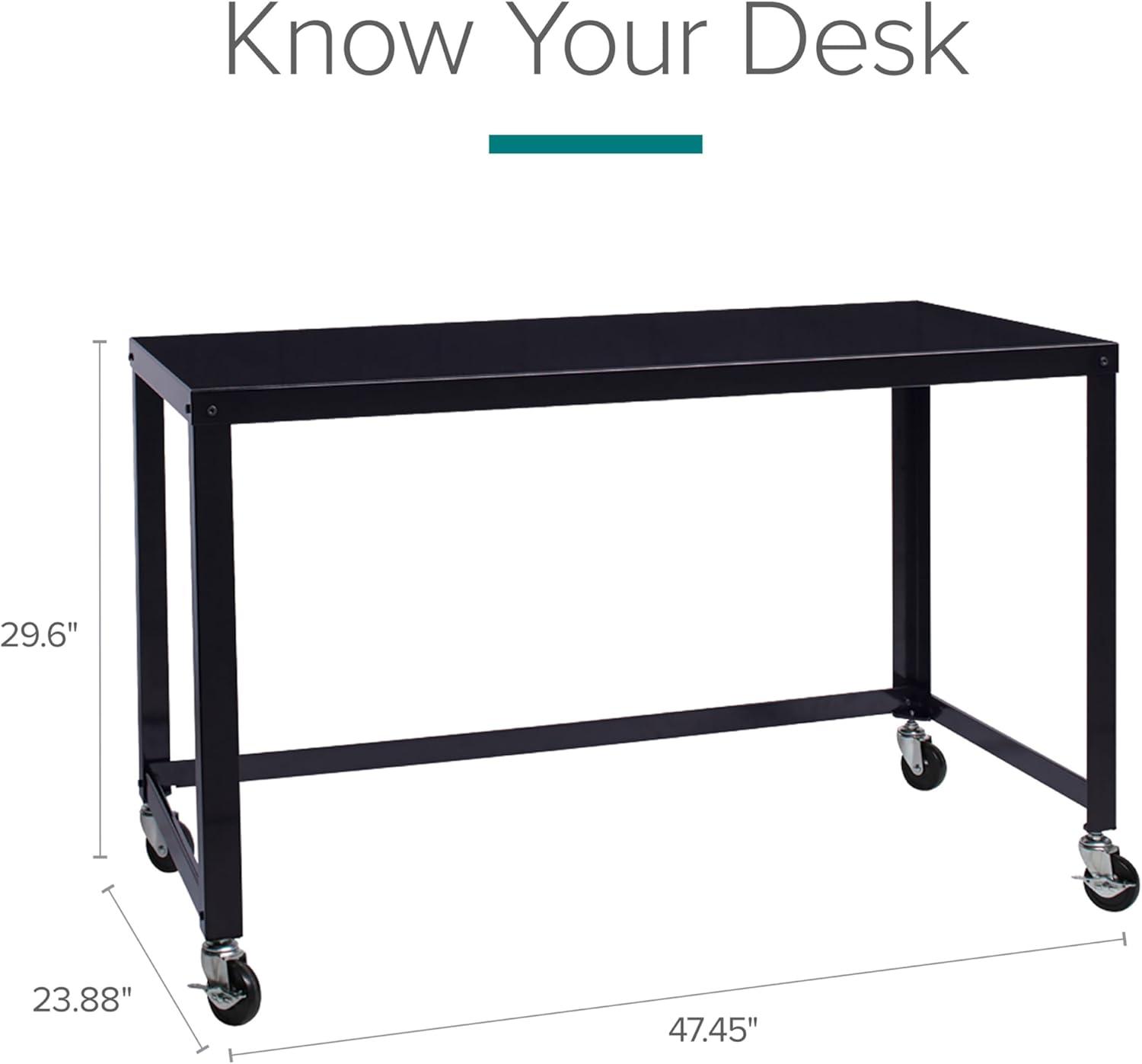 Space Solutions Mobile Desk Steel