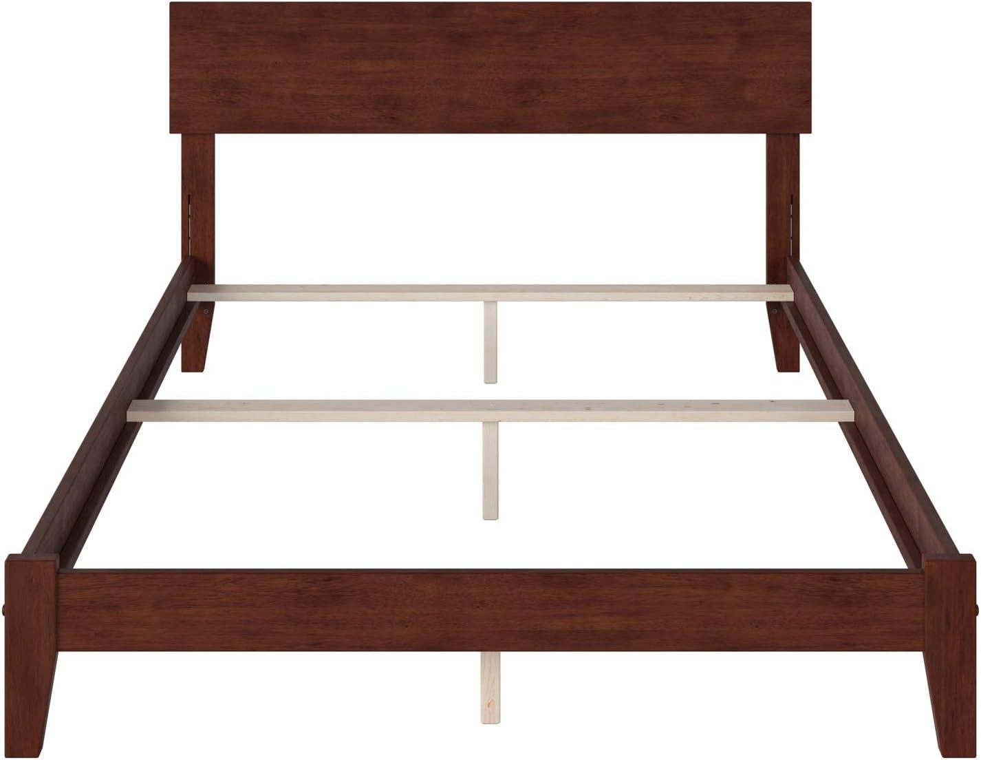 Orlando Queen Traditional Bed in Walnut