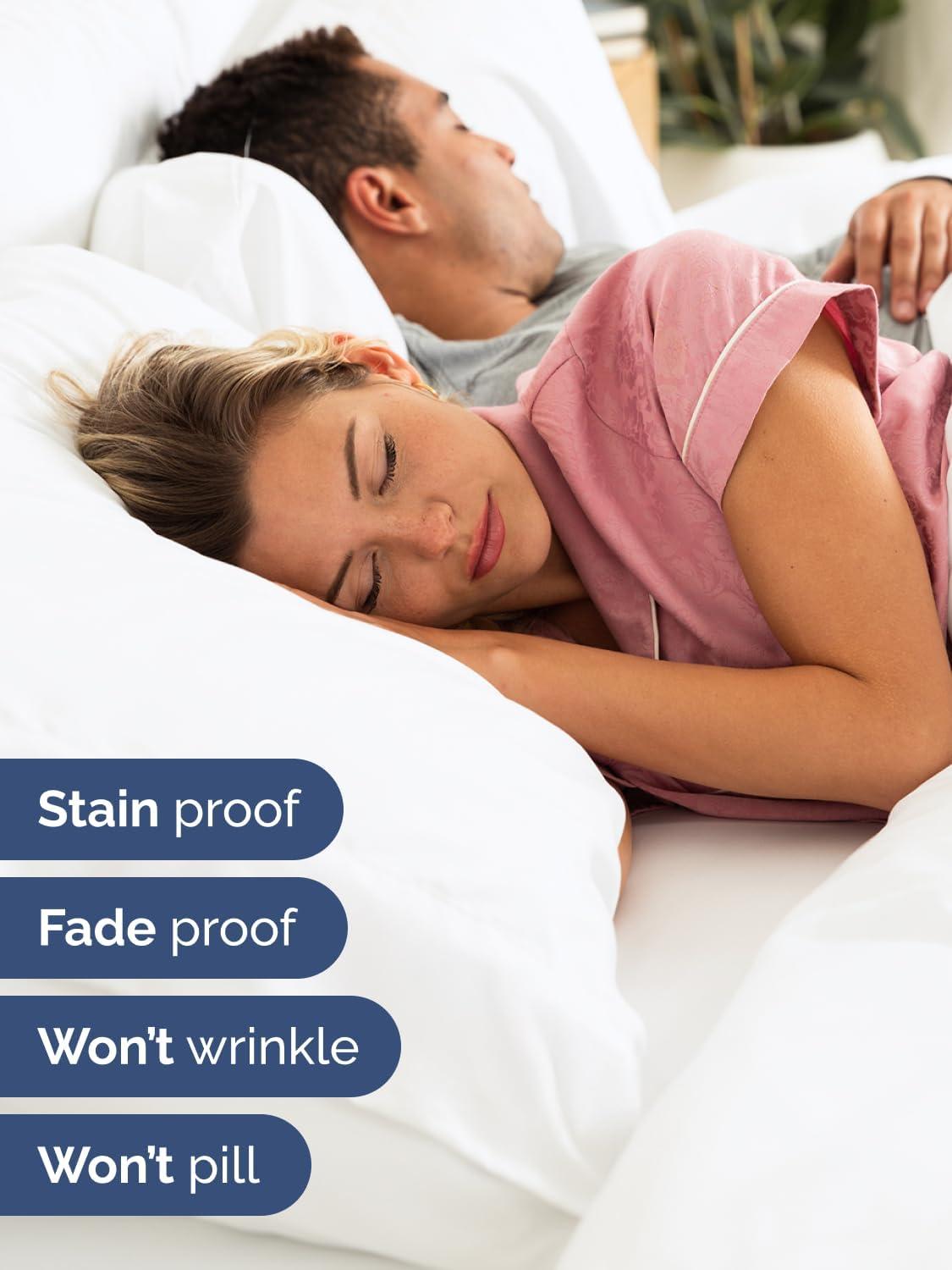 CGK Linens Extra Deep Pocket 4 Piece Sheet Set - Soft Bed Sheets, Fits 18"-24" Mattresses in Black, Size Full