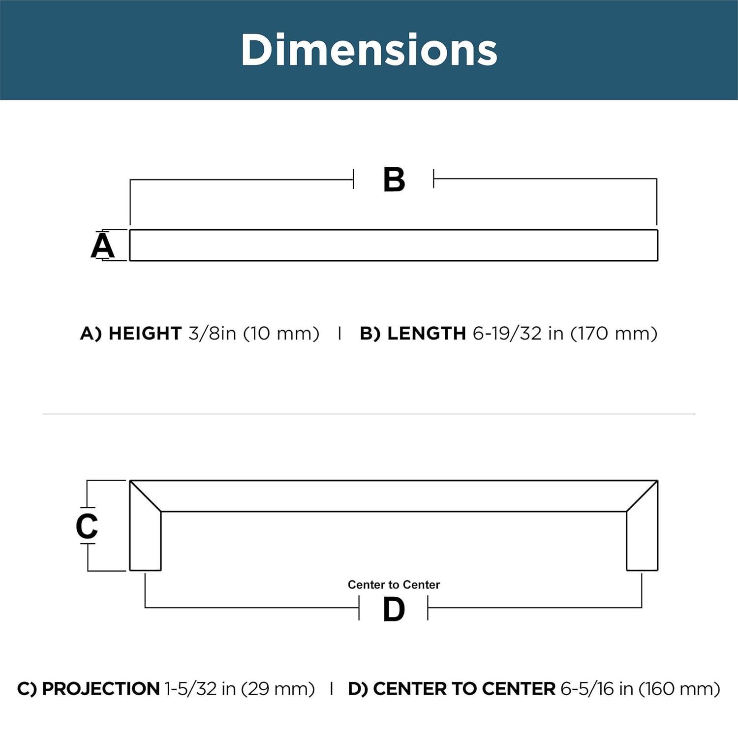 Franklin Brass Handle Pull (Set of 10)