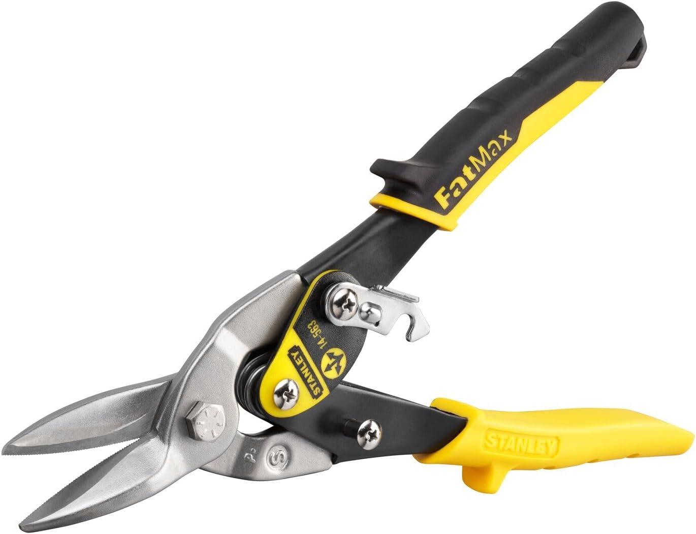STANLEY - Yellow Aviation Snips Straight Cut 250mm (10in)