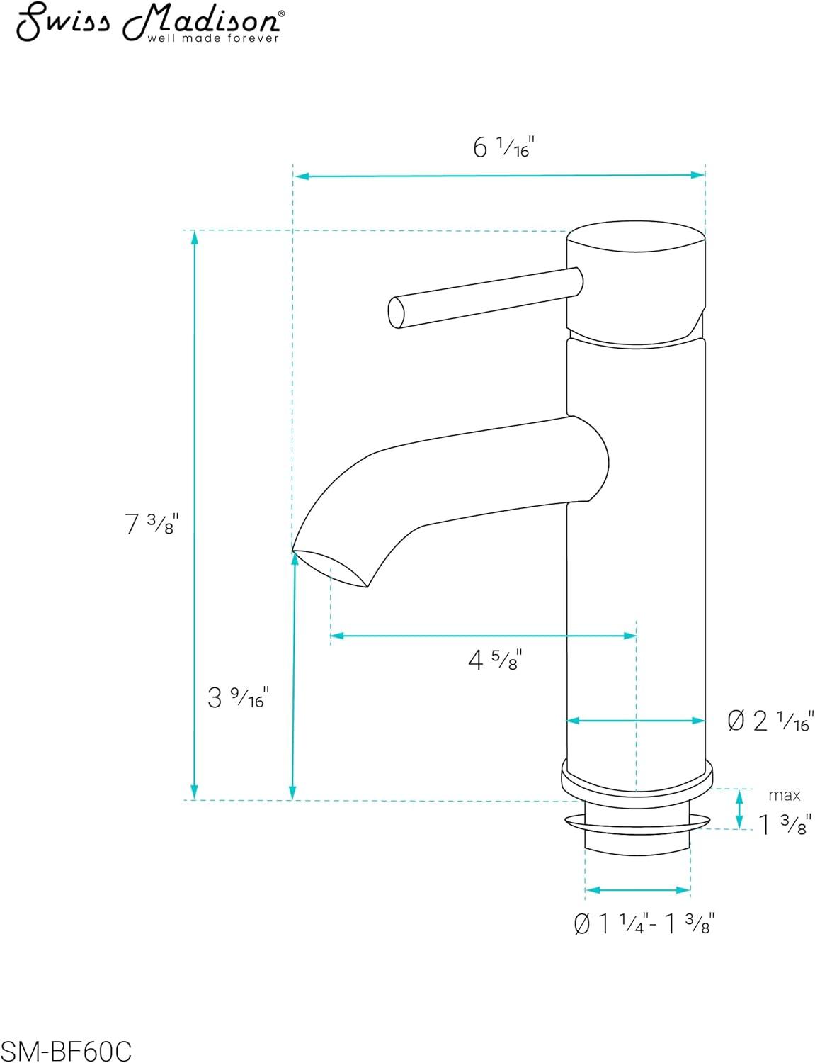 Ivy Chrome Single-Handle Bathroom Faucet