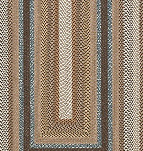 Braided BRD313 Hand Woven Area Rug - Brown/Multi - 5'x8' - Safavieh.
