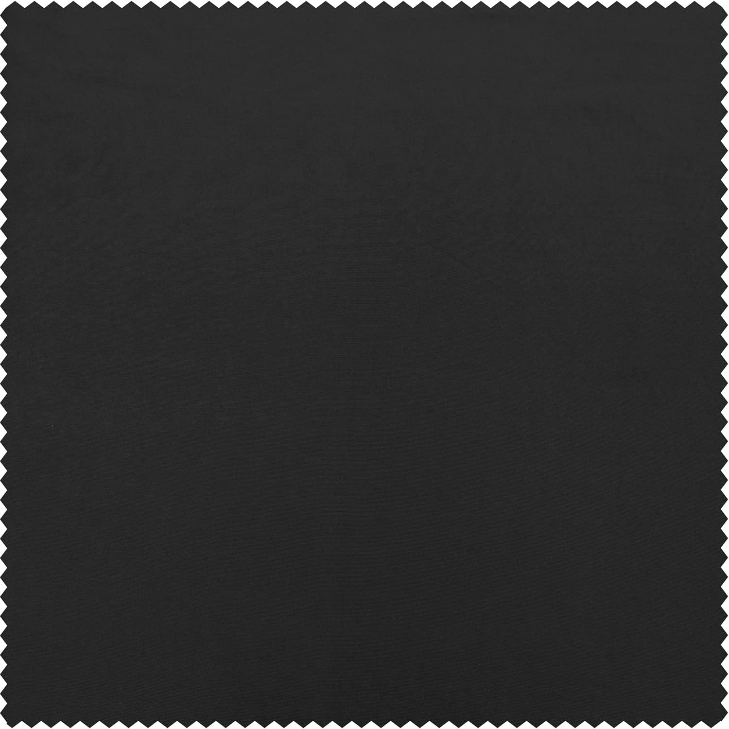 Platinum Blackout Faux Silk Taffeta Curtain (1 Panel), Platinum, 50W X 84L