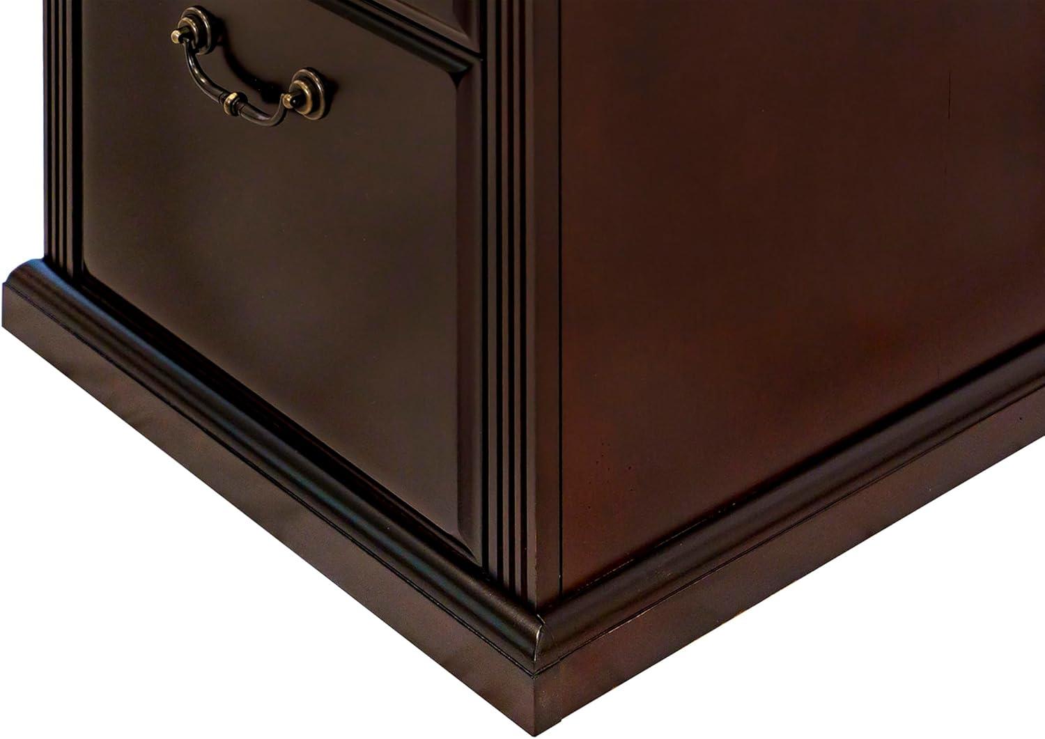 Huntington Two Wood Drawer Lateral File Cabinet Office Storage File Cherry