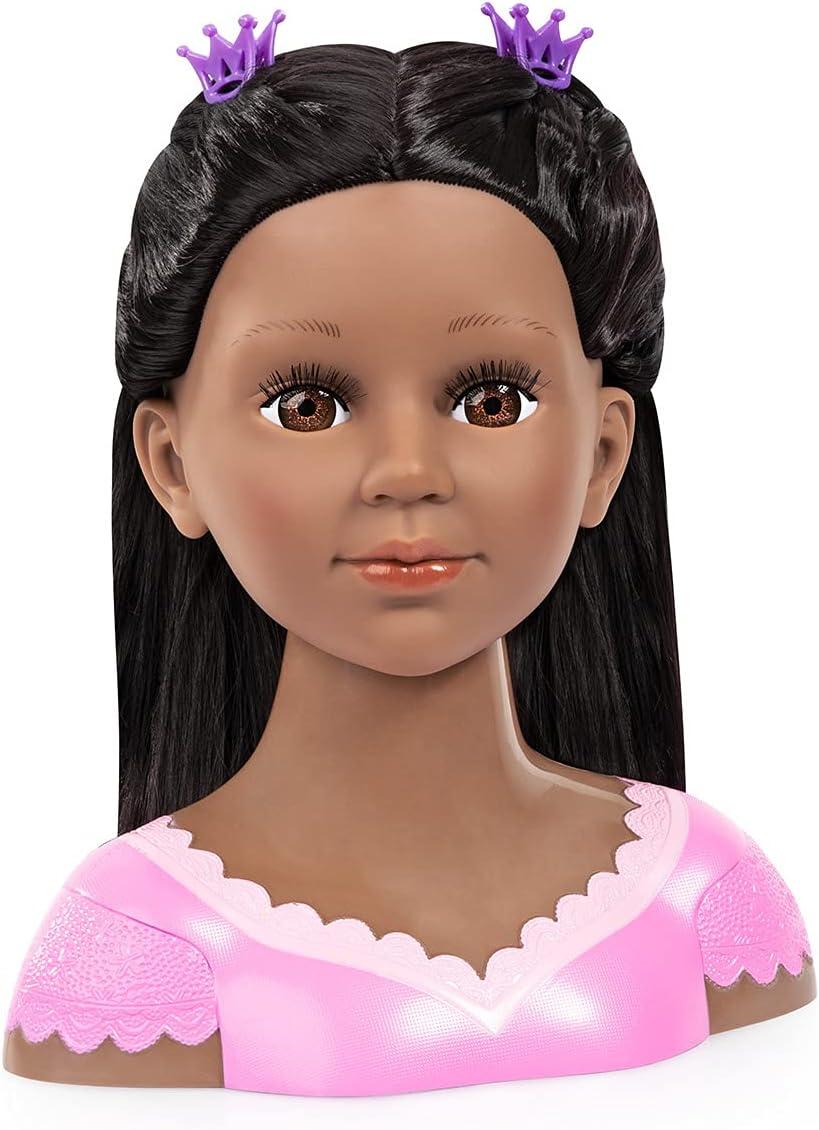 Charlene Super Model Deep Tan American Doll Head with make-up