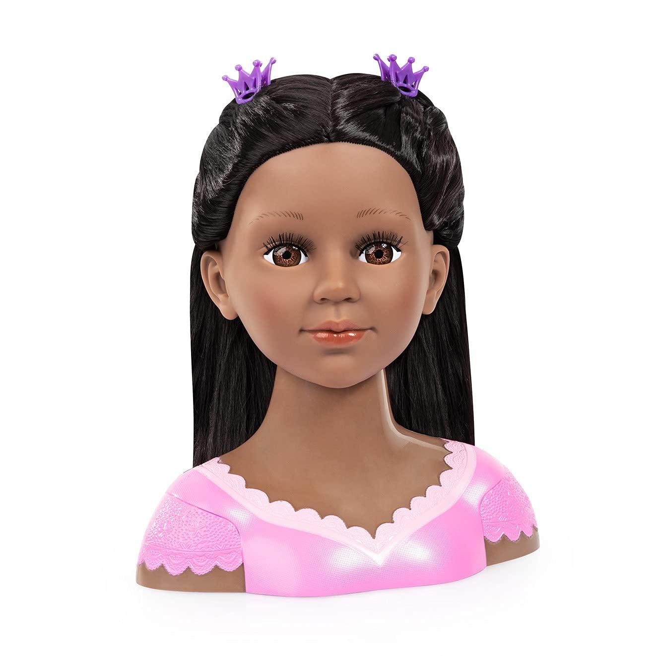 Charlene Super Model Deep Tan American Doll Head with make-up