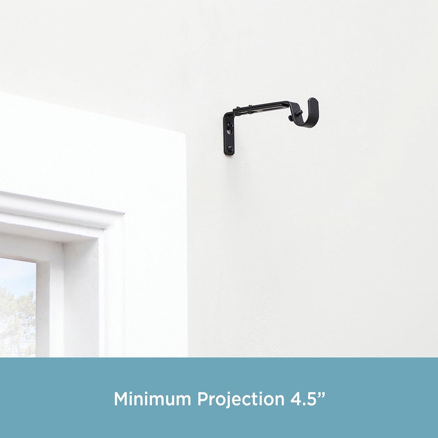 Kenney 3/4" Adjustable Brackets Curtain Rod Brackets & Reviews | Wayfair