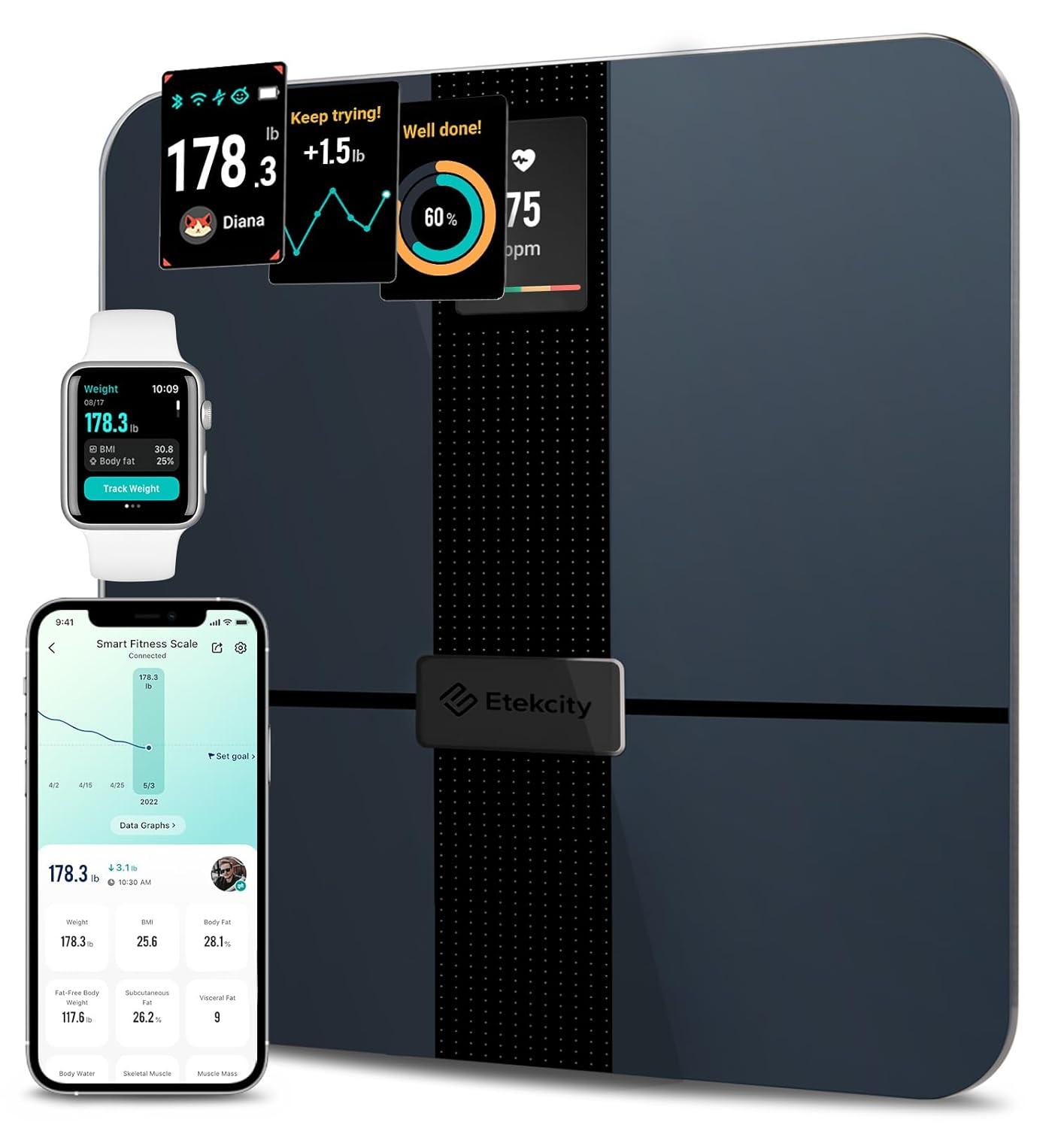 Apex  Smart WiFi Body Fat Scale, 400 lb