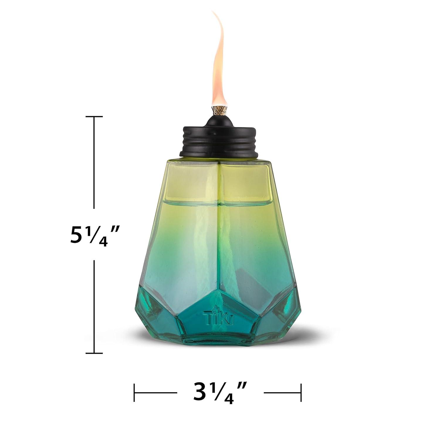 TIKI Brand TIKI® Brand 5.25 Inch Table Torch Ombre Royal (Set of 3)