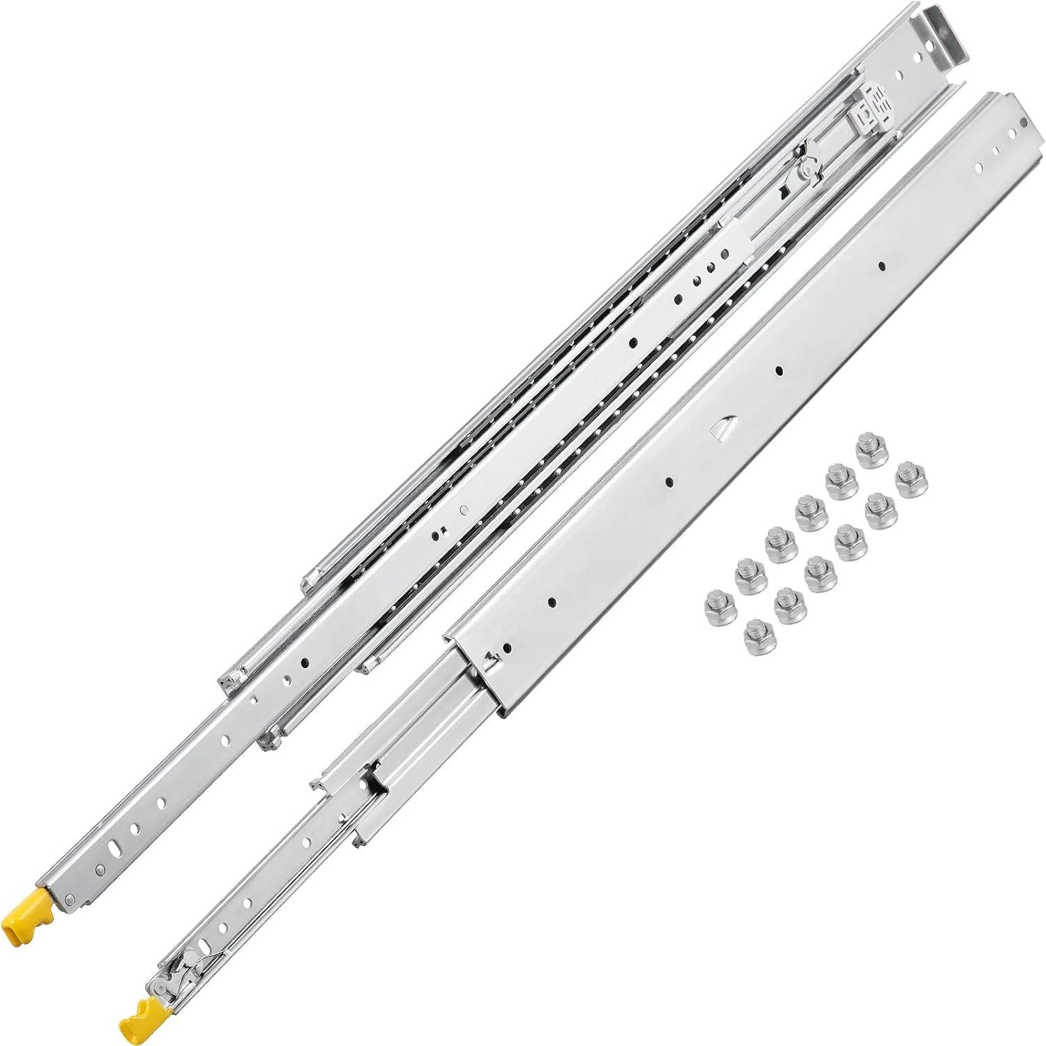 VEVOR Full Extension Soft Close Side Mount Metal Drawer Slide (Set of 2)