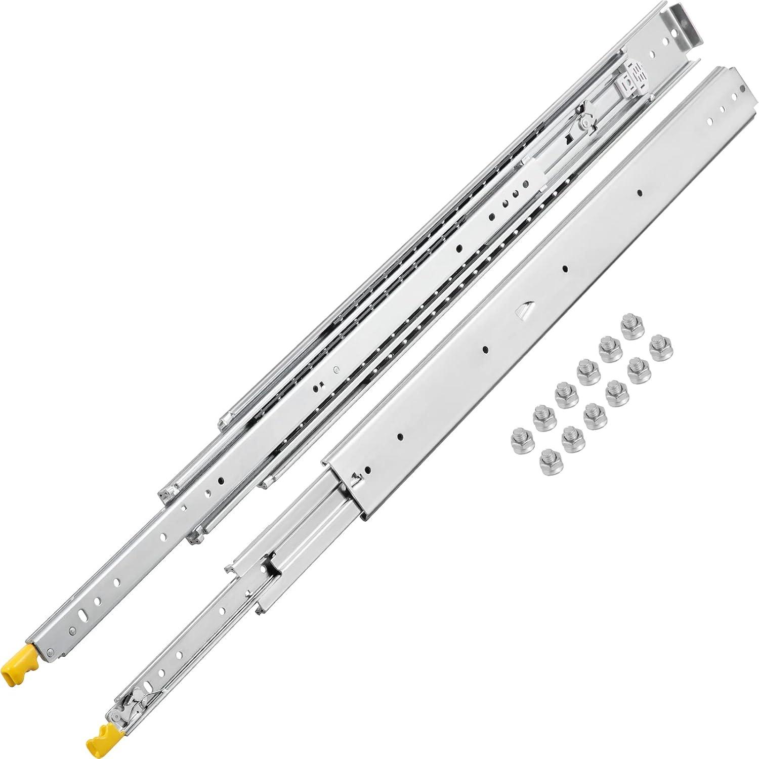 VEVOR Full Extension Soft Close Side Mount Metal Drawer Slide (Set of 2)