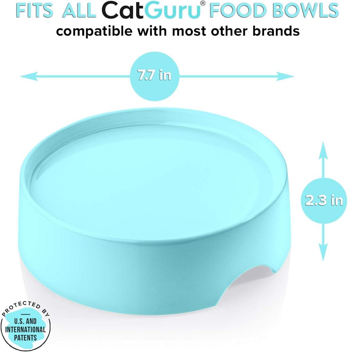 CatGuru Cat Food Table, Raised Stand for Food and Water Cat Bowls