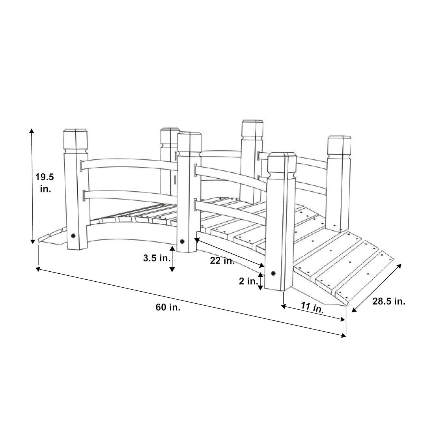 Shine Company Inc. Thee Garden Bridge & Reviews | Wayfair