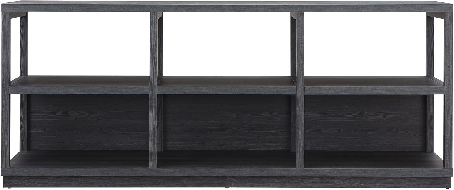 Evelyn&Zoe Thalia Rectangular TV Stand for TV's up to 75", Charcoal Gray