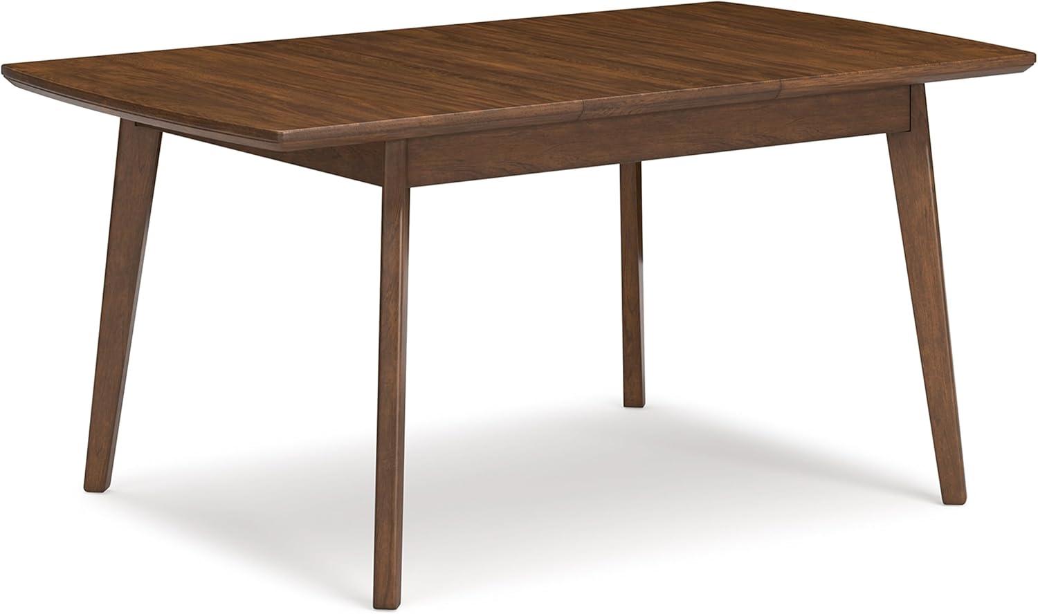 Signature Design by Ashley Contemporary Lyncott Dining Extension Table, Brown